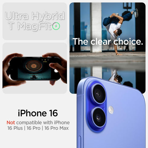 Spigen iPhone 16 Case Ultra Hybrid T MAGFIT FROST